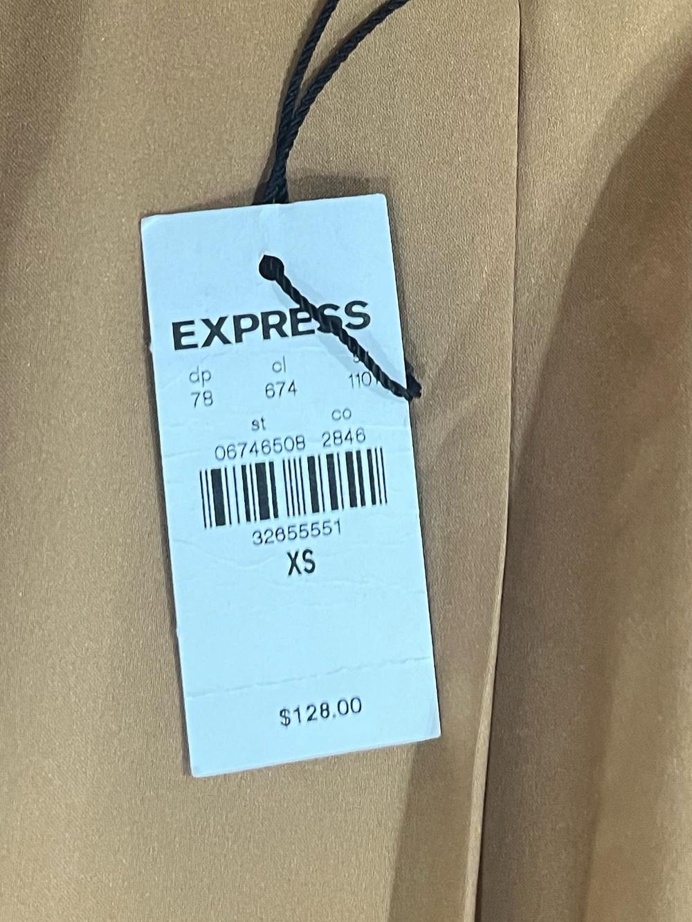 Express Tailored Camel Blazer Jacket - Picture 6 of 6